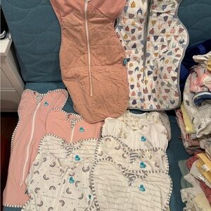 Love to Dream Swaddle Collection in Pink and White